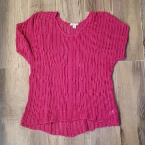 Old Navy wide knit short sleeved sweater